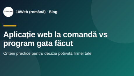 Aplicație web la comandă sau program gata făcut: cum alegi Patron analizează la birou dacă să aleagă un program gata făcut sau o aplicație web la comandă.